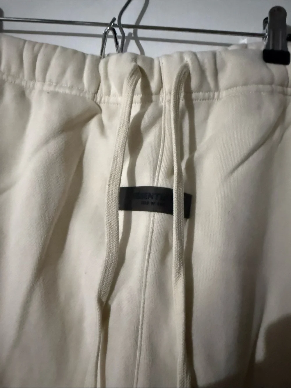 Fear of God Essentials Men's Cream/Drawstring Sweatpants